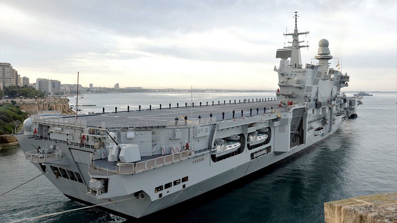 Авианосец "Кавур", ВМС Италии